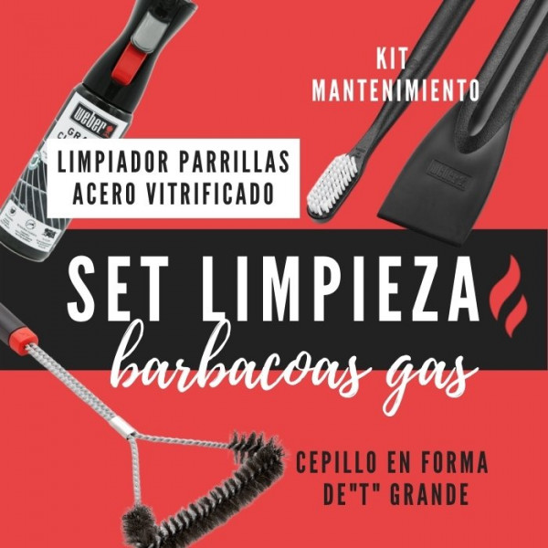 SET LIMPIEZA BARBACOA DE GAS