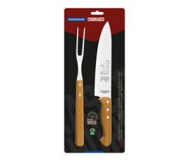 2 piezas cuchillo carne+ tenedor trinchante