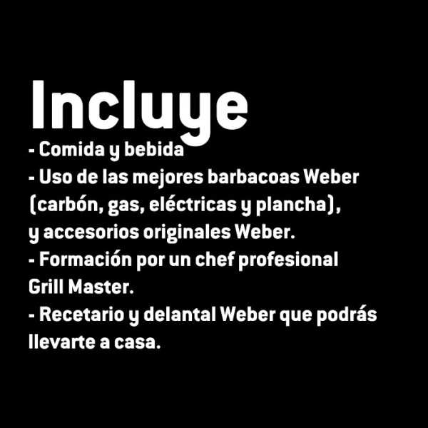 Curso Weber Grill Academy NUEVO CURSO DE CARNE PREMIUM N.1 - 24 DE MAYO
