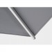 Parasol excéntrico Ines 3x3m, color gris oscuro