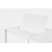 Mesa extensible Konnor 160-240x100, color blanco